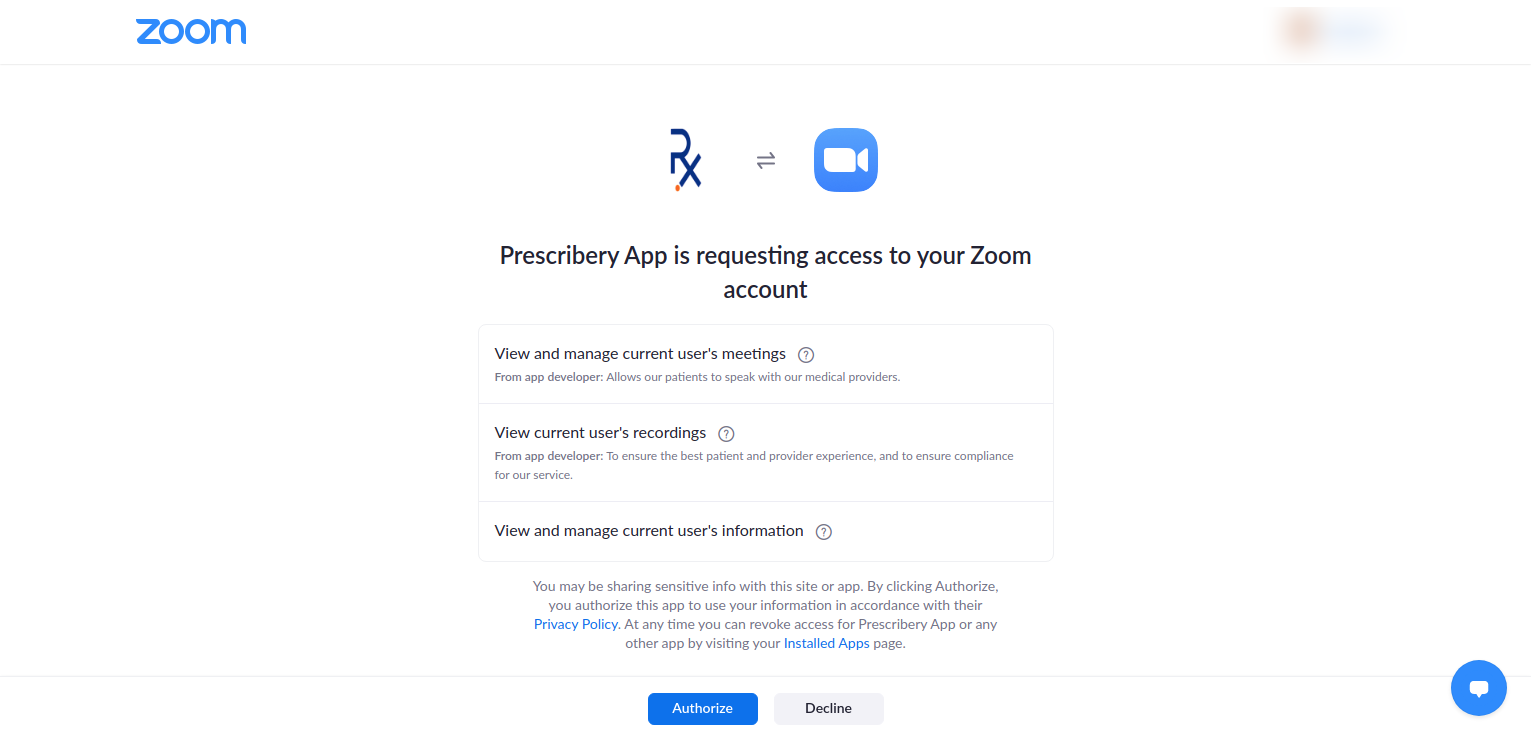 Prescribery | Zoom